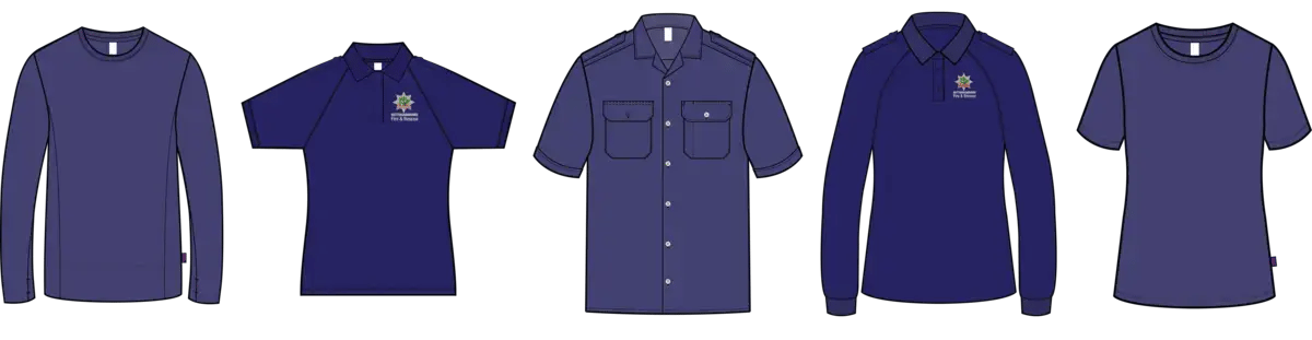 Notts FRS garments illustration